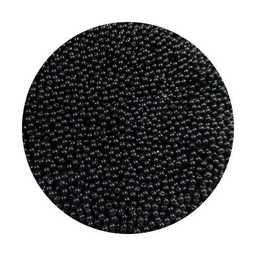 Imagem de 200 pçs miçanga preta 5mm abs ideal para bijuterias colares e pulseiras em geral