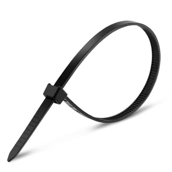 200 un cinta plástica abraçadeira nylon 200mm x 4,8mm preta - OMEGA Imagem de 200 un cinta plástica abraçadeira nylon 200mm x 4,8mm preta