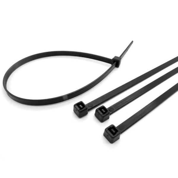 200 un cinta plástica abraçadeira nylon 200mm x 4,8mm preta - OMEGA Imagem de 200 un cinta plástica abraçadeira nylon 200mm x 4,8mm preta