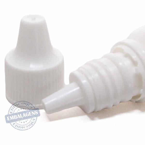 Imagem de 2000 Frasco Plástico 30ml conta gotas Branco  - Ref 14804