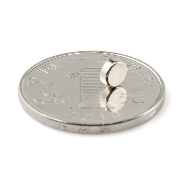 200pcs. Imã De Neodímio 5x2 Redondo Pequeno 5mm X 2mm N35 - Neoimã Imagem de 200pcs. Imã De Neodímio 5x2 Redondo Pequeno 5mm X 2mm N35