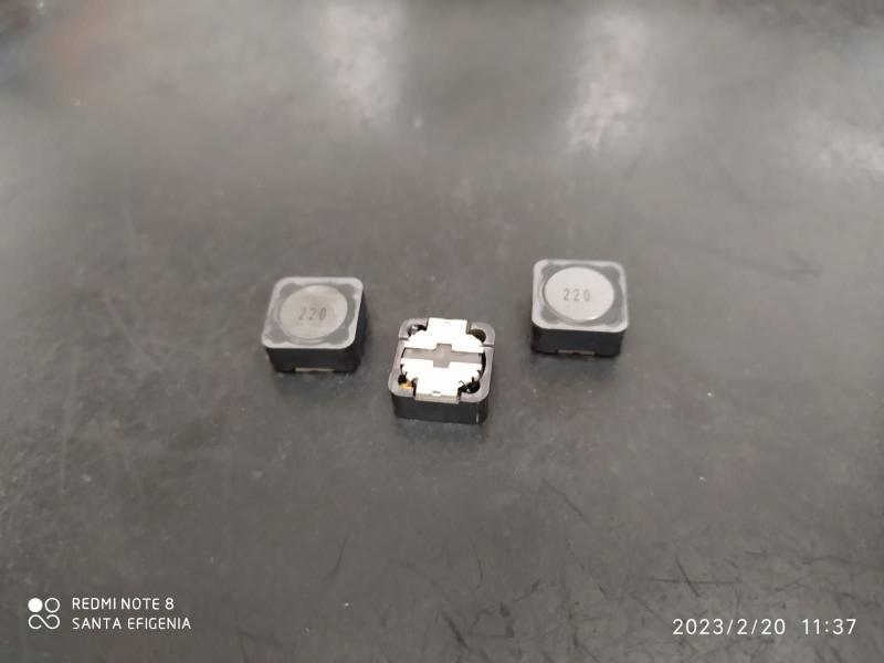 200x Indutor 22uh Smd 2,8amp 12,5x12,5x6mm Imagem de 200x Indutor 22uh Smd 2,8amp 12,5x12,5x6mm