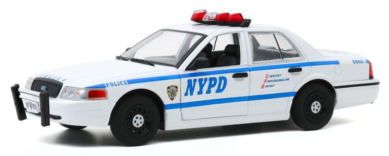 Imagem de 2011 Ford Crow Victoria Police Interceptor - Policia de Nova York NYPD - Hot Pursuit - 1/24 - Greenlight