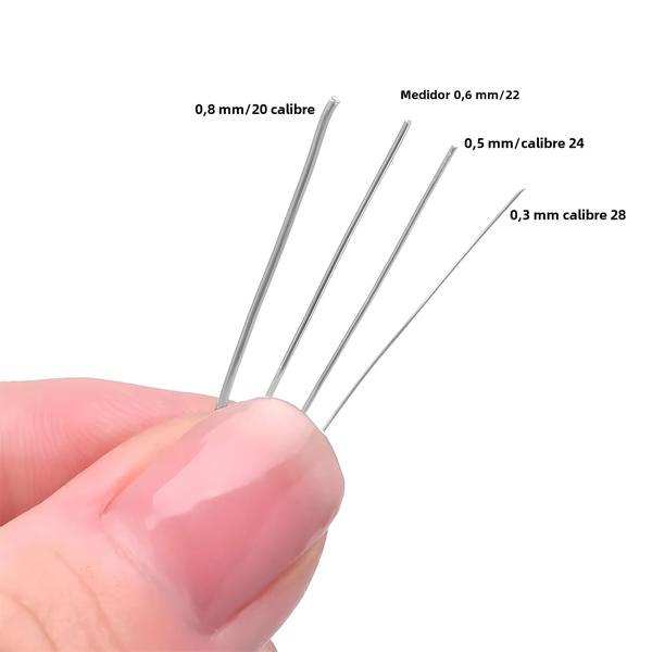 Imagem de 20,22,24,28 calibre 304 fio de aço inoxidável artesanato fio de escultura para fazer jóias