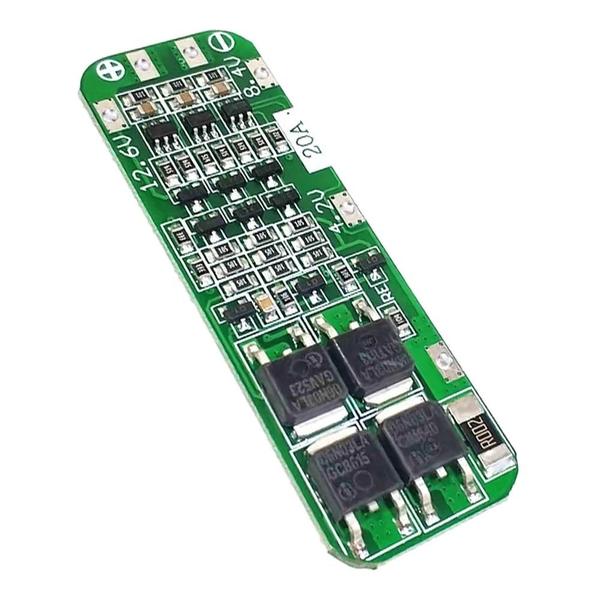 Imagem de 20A 3S Carregador De Bateria De Íon-lítio PCB BMS Placa De Proteção 12,6V Para Motor De Perfuração