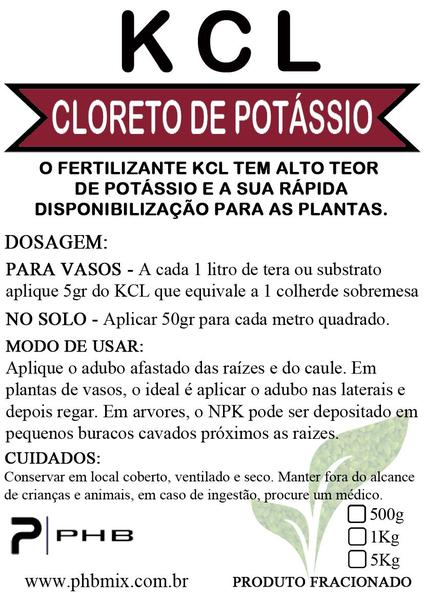 Imagem de 20Kg de Adubo Fertilizante KCL Cloreto de Potássio