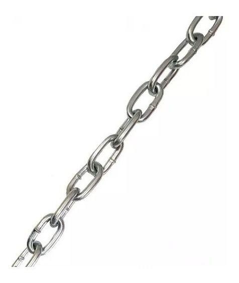 20mts De Corrente Elo Curto Soldada Zincada 3 Mm São Raphael - Jomarca Imagem de 20mts De Corrente Elo Curto Soldada Zincada 3 Mm São Raphael