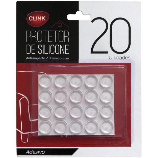 Imagem de 20un Protetor Silicone Transparente Anti-Impacto Adesivo 