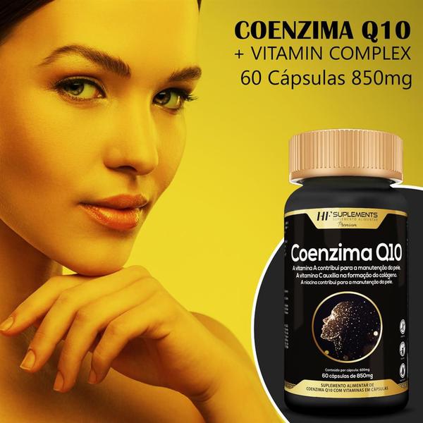 Imagem de 20x COQ10 VITAMIN COMPLEX 850MG 60CAPS HF SUPLEMENTS