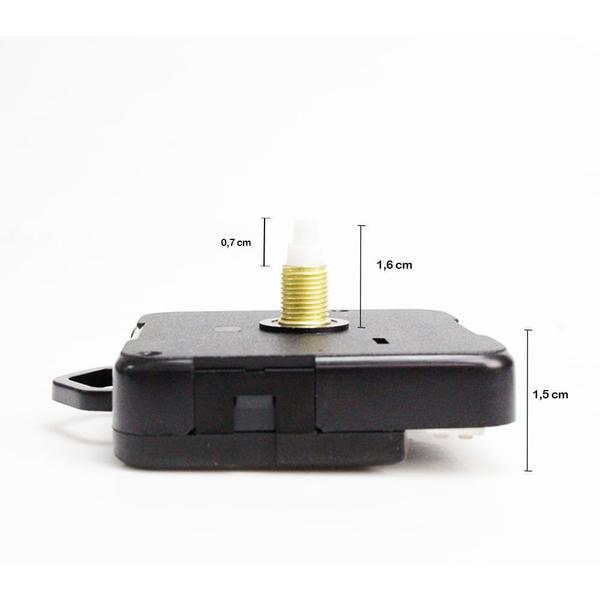 Imagem de 20X Peças Maquina Quartz 16,5mm para Relogio de Parede