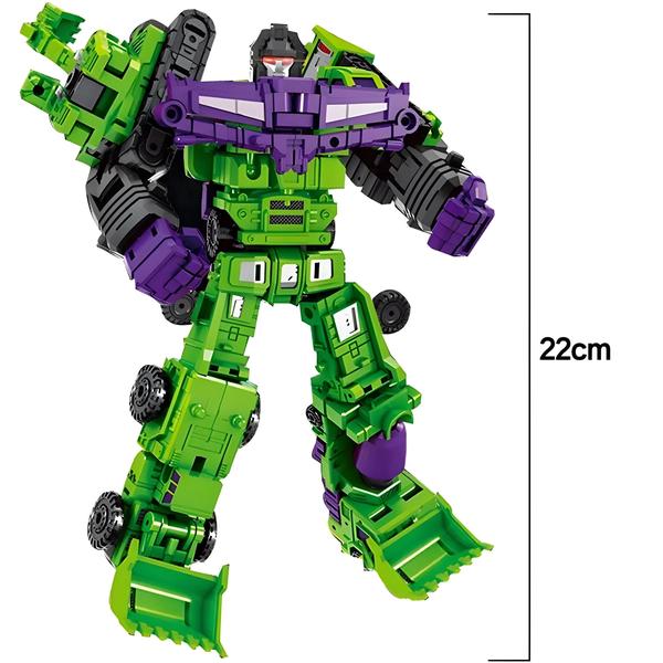 Imagem de 22 CM Mini Devastator Transformação 6 Em 1 Robô Figura De Ação Brinquedo Para Crianças Melhor