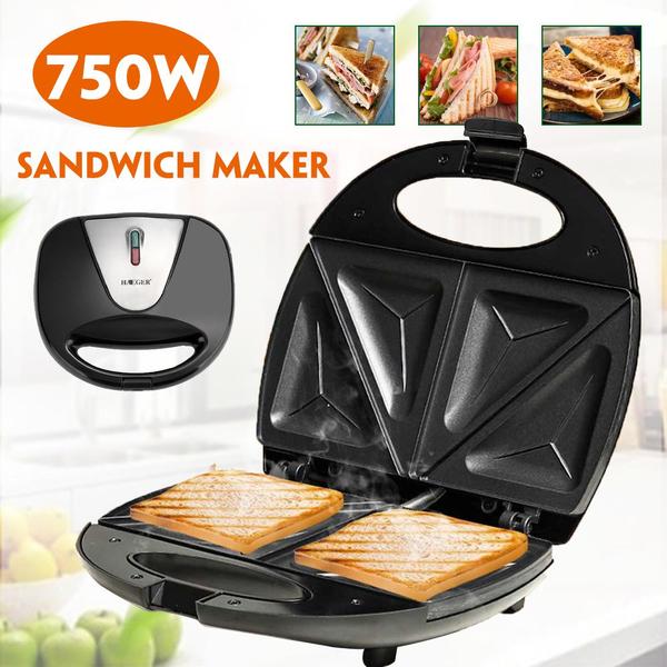 Imagem de 220V 750W doméstico mini máquina bife hambúrguer ovo frito p