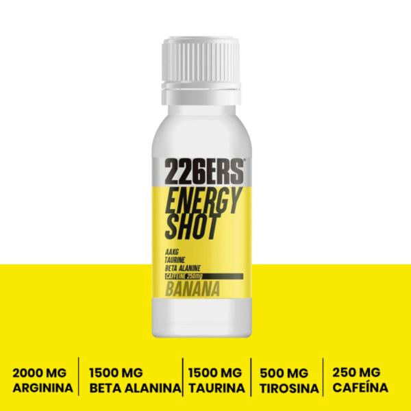 226ERS Energy Shot Vegano Kit 3 Unids 60ml Banana Imagem de 226ERS Energy Shot Vegano Kit 3 Unids 60ml Banana