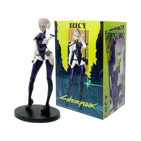 Imagem de 22cm Cyberpunk Edgerunners Anime Action Figure Edge Walker Lucy Modelo Boneca Brinquedo