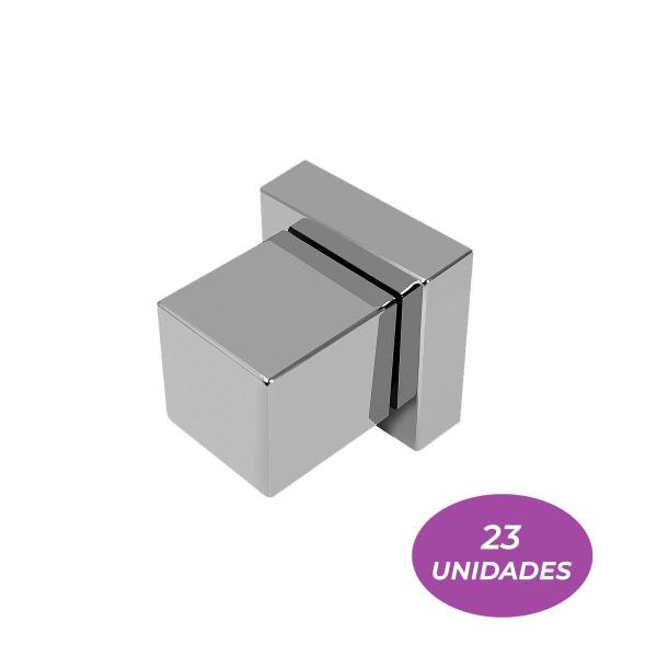 23 Acabamentos Registro Quadrado Cromado Abs 1/2 E 3/4 - Dazie Metais Imagem de 23 Acabamentos Registro Quadrado Cromado Abs 1/2 E 3/4