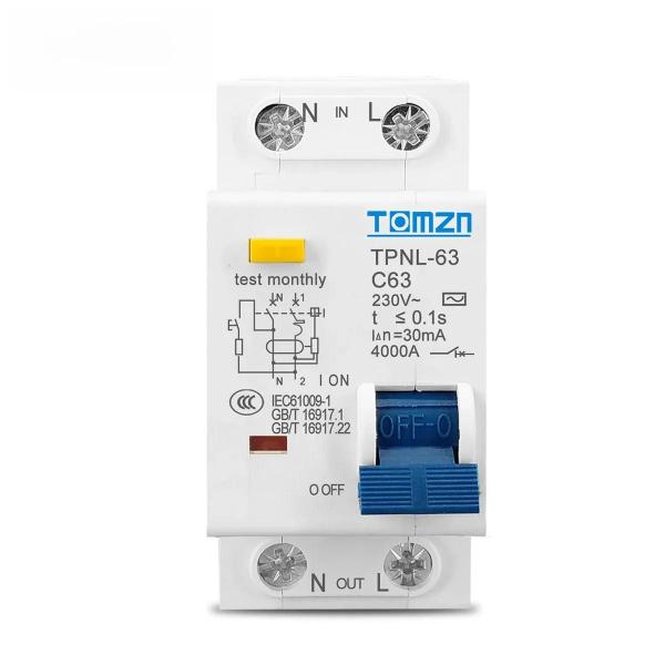 Imagem de 230v 1p+n Rcbo Mcb Sobre E Proteção Contra Vazamento De Corrente Curta Tpnl Dpnl Disjuntor