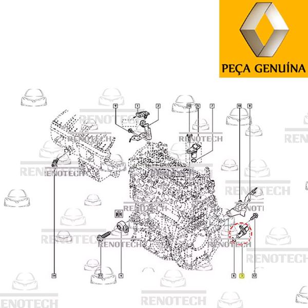 Imagem de 237311va0a - sensor de rotação - 2.0 16v m4r - fluence