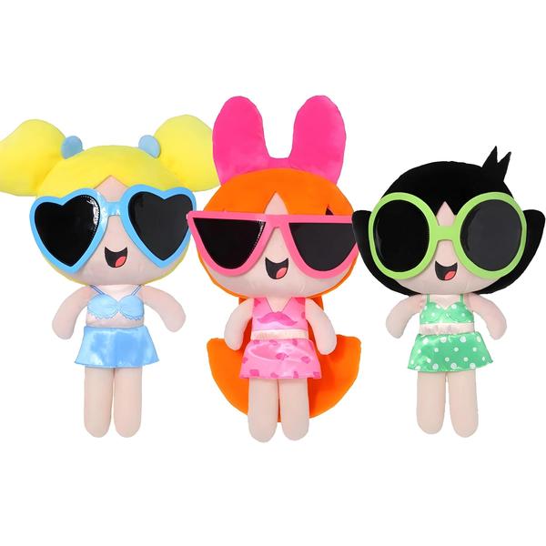 Imagem de 23cm 35cm the Powerpuff Girls Brinquedos De Pelúcia Cute Blossom Buttercup Bolhas Bonecas De Pelúcia