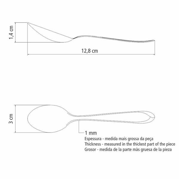 Imagem de 24 Colheres De Chá Laguna Em Aço Inox Ccitop - Tramontina