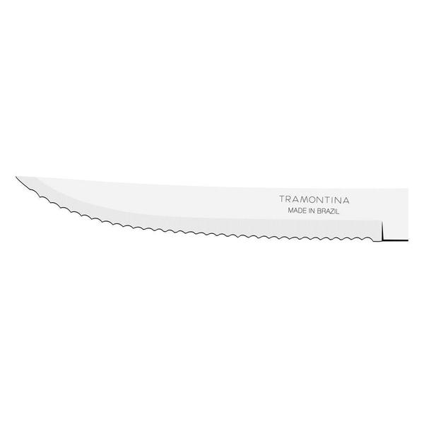 24 Facas Churrasco Ipanema Preto Aço Inox Fptop - Tramontina Imagem de 24 Facas Churrasco Ipanema Preto Aço Inox Fptop - Tramontina