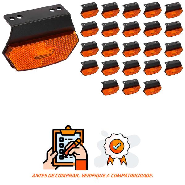 24 Lanterna Diamante Facchini LED Âmbar C/ Supt. - Fio - DW Componentes Imagem de 24 Lanterna Diamante Facchini LED Âmbar C/ Supt. - Fio