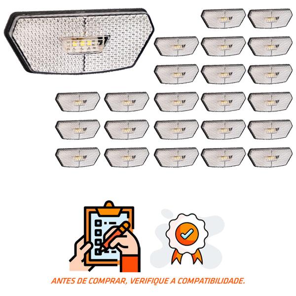 Imagem de 24 Lanterna Diamante Randon LED Cristal c/ Suporte - Conect