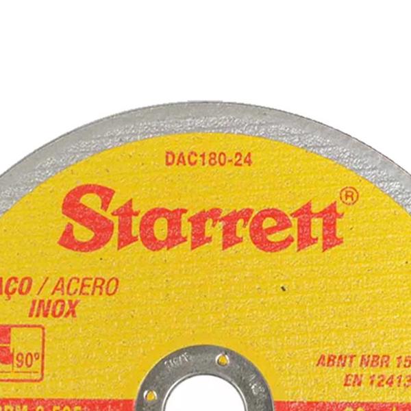 Imagem de 24 Peças Disco De Corte 7 Polegadas Para Aço Inox Starrett