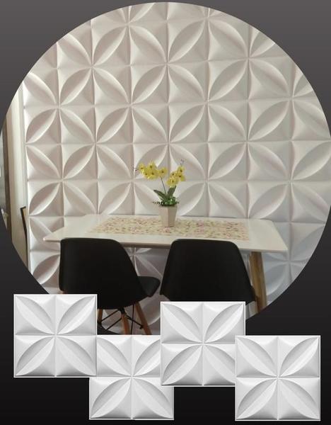 Imagem de 24 Placas Decorativas Pvc Revestimento 3D Plastico Lavavel