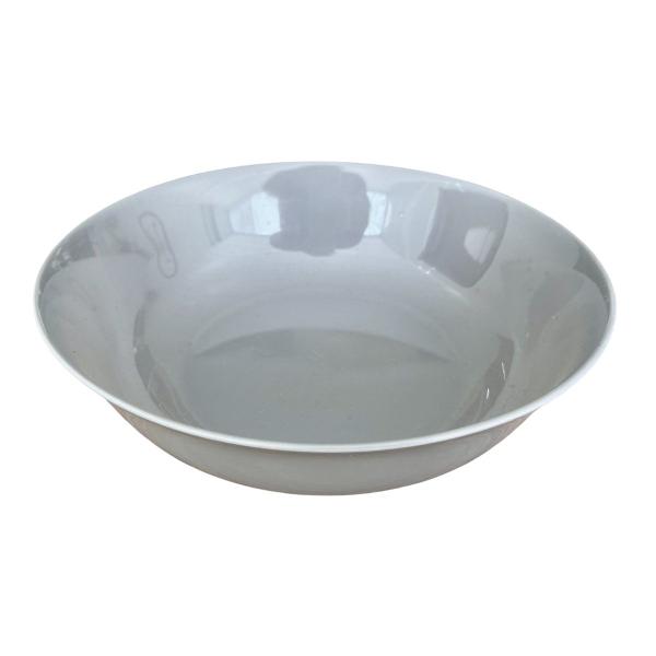 Imagem de 24 Tigelas Bowl Saladeira Funda Melamina Cinza Cozinha 1,4L