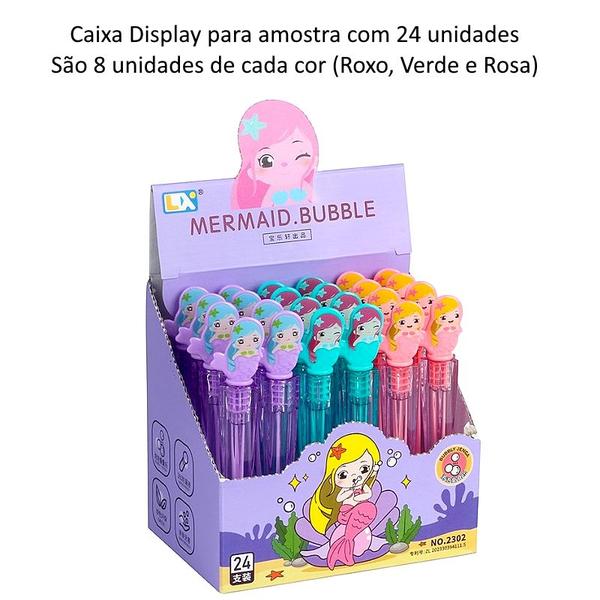 24 Tubos Bolha de Sabão Brinquedo Sereia Lembrança Festa - Toy King Imagem de 24 Tubos Bolha de Sabão Brinquedo Sereia Lembrança Festa