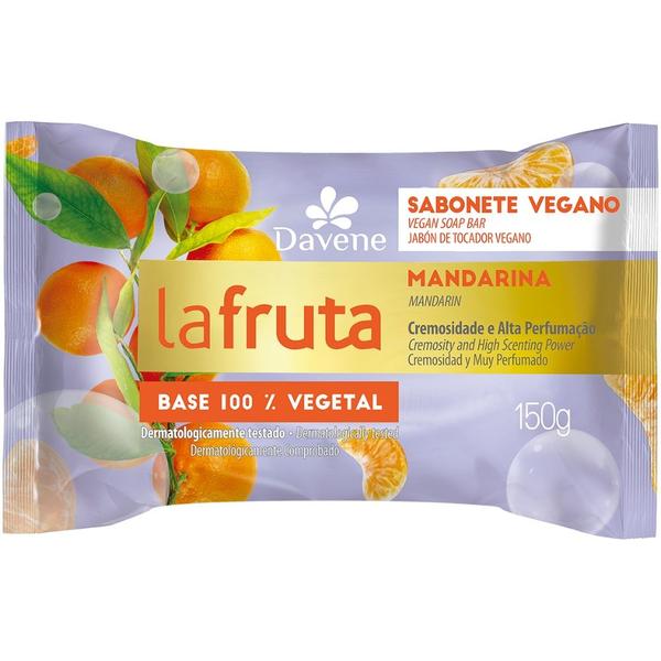 Imagem de 24UN Sabonete La Fruta Mandarina Barra vegetal 150g Davene