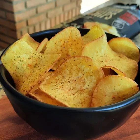 Imagem de 24x Chips Mandioca Chimichurri Belive Sem Glúten 50g