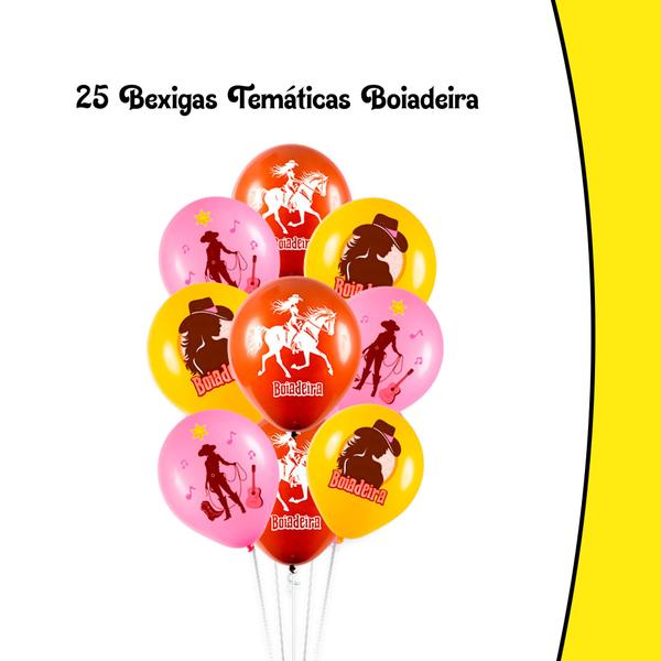 Imagem de 25 Bexigas Balão Festa Boiadeira Decoração 11 polegadas