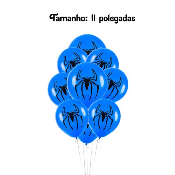 Imagem de 25 Bexigas balão n11 Decoração Aranha Festa Aniversário