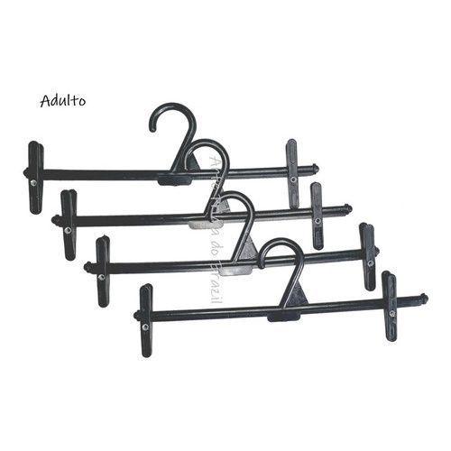 25 Cabides Plastico Adulto Com Presilha - Calça. Saia Ou Bermuda - Arte Prima do Brazil Imagem de 25 Cabides Plastico Adulto Com Presilha - Calça. Saia Ou Bermuda