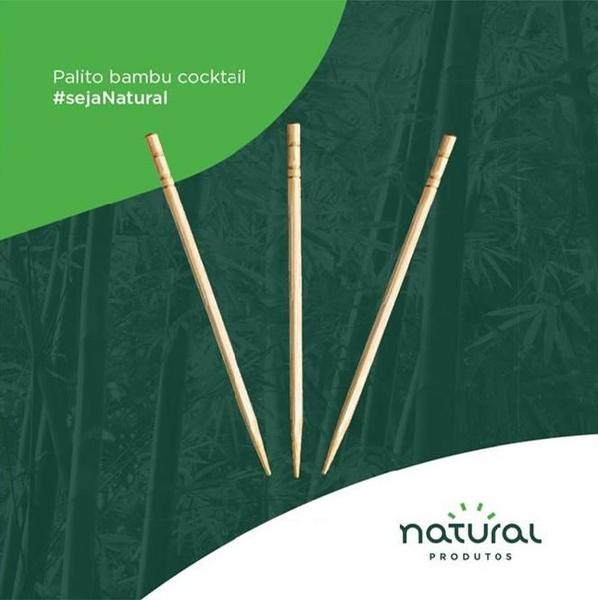 Imagem de 25 Caixinha de Palito para Petisco Coquetel Cocktail Bambu