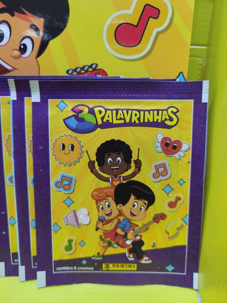 Imagem de 25 Figurinhas 3 Palavrinhas, Panini = 5 Envelopes