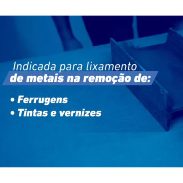 Imagem de 25 Folhas de Lixa para Ferro 225x275mm Grão 40 K246 Norton