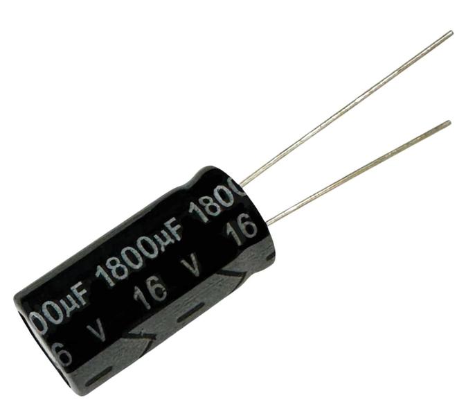 Imagem de 25 PÇS CAPACITOR ELETROLITICO 1800X16V - 1800UF X 16 V 105º