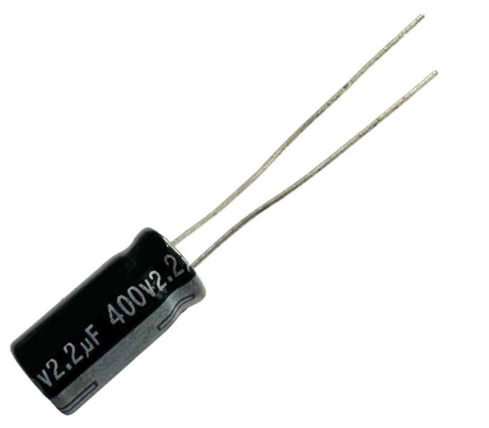 Imagem de 25 PÇS CAPACITOR ELETROLITICO 2,2X400V - 2,2UF X 400V 105º