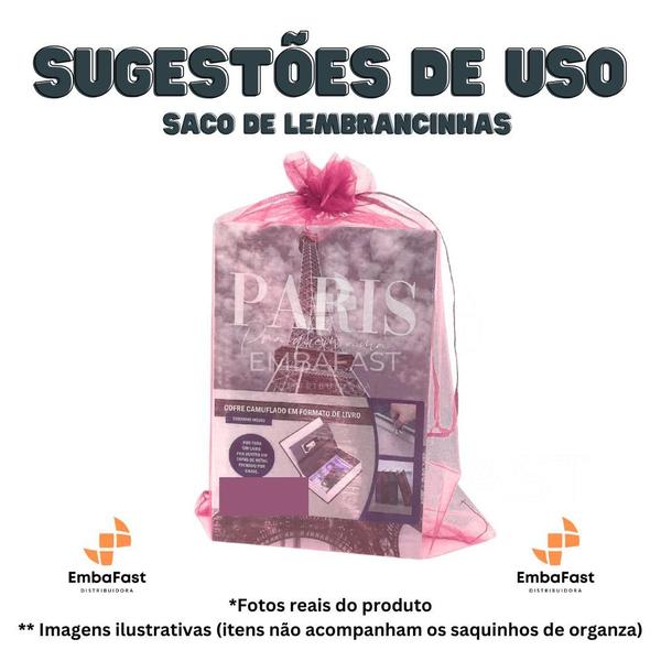 25 Sacos de Organza 20x30cm Cores Saquinho Tule Tecido Voil Embalagem Grande Lembrancinha Festa - EmbaFast Distribuidora Imagem de 25 Sacos de Organza 20x30cm Cores Saquinho Tule Tecido Voil Embalagem Grande Lembrancinha Festa