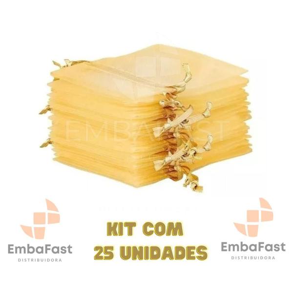 Imagem de 25 Sacos de Organza 20x30cm Cores Saquinho Tule Tecido Voil Embalagem Grande Lembrancinha Festa