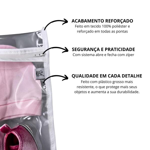 Imagem de 25 Saquinho Multiuso Organizador Necesser  Maternidade, Praia, Escola