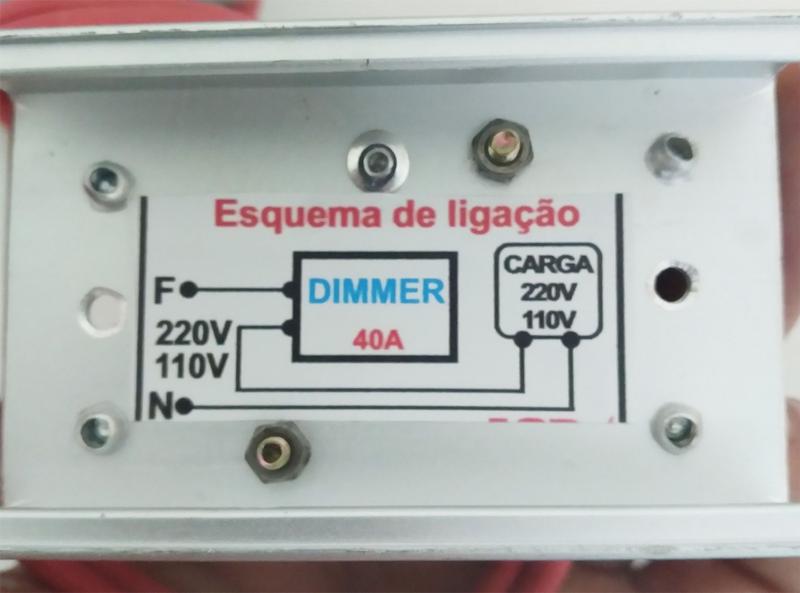 Imagem de 25 Unid Controlador Dimer 40A Bivolt exaustor ventilador motores 6000w Dimmer