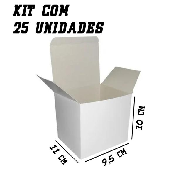 Imagem de 25 Unidades Caixinha Caixa Para Caneca / Xícara 325ml 9cm x 11cm x 10cm Kit