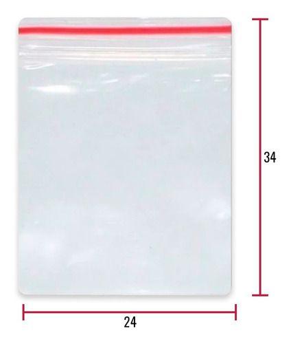 Imagem de 2500 Sacos Saquinho Zip Lock 24x34 Abre E Fecha