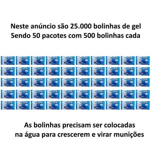 Imagem de 25000 Bolinhas de Gel Reposição de Pistolas e Arminha Orbeez