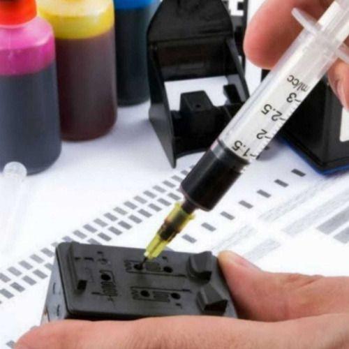 Imagem de 250ml Kit Tinta Recarga Compatível Cartucho Hp 1515 2646 3546 4640 662 + Sugador Com manual