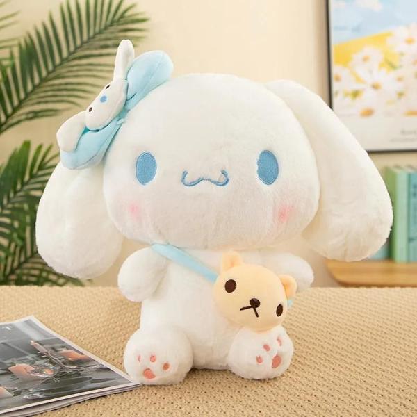 Imagem de 25cm Sanrio Kuromi Minha Melodia Cinnamoroll Boneca De Pelúcia Macio Travesseiro Anime Figura