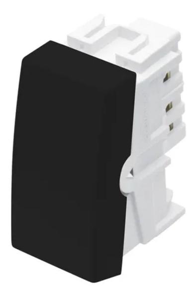 26 Módulos Interruptore Paralelo Preto 16A/250V Habitat - Fame Imagem de 26 Módulos Interruptore Paralelo Preto 16A/250V Habitat - Fame